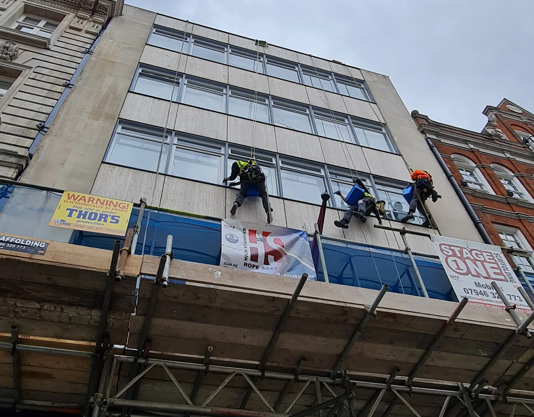 External facade refurbishment, New Bond Street