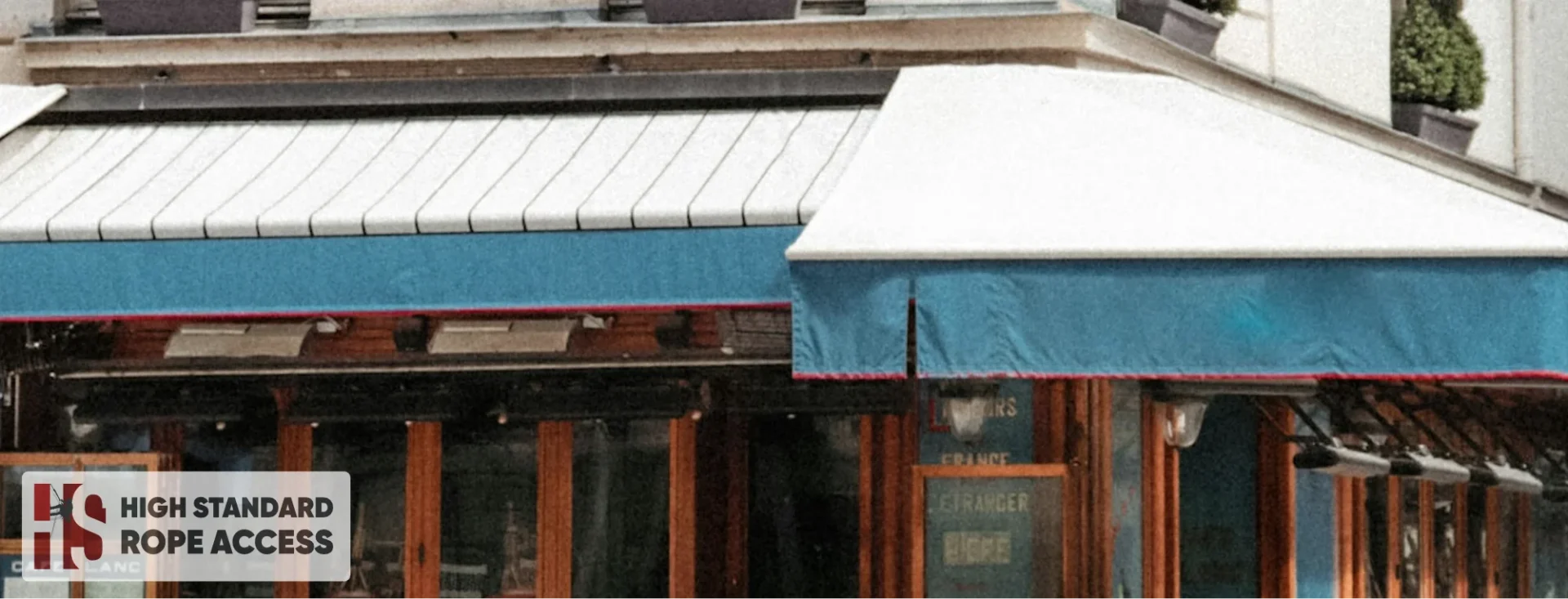 Canopy and Signage Cleaning