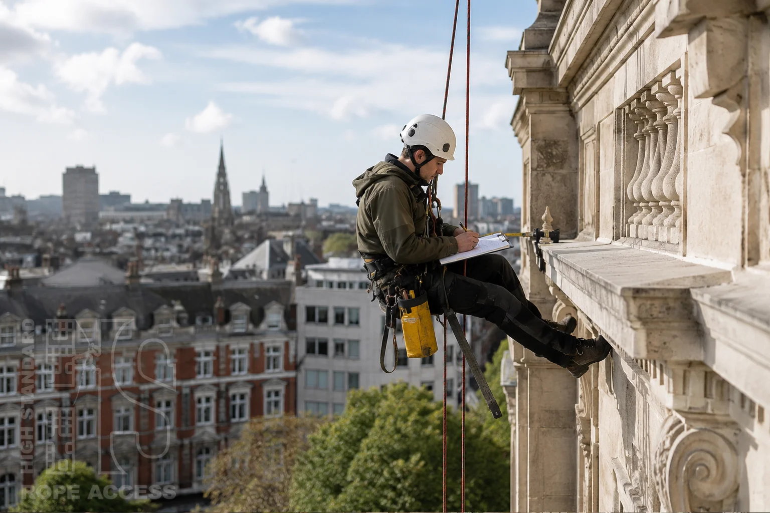 Rope Access Facade Survey in London