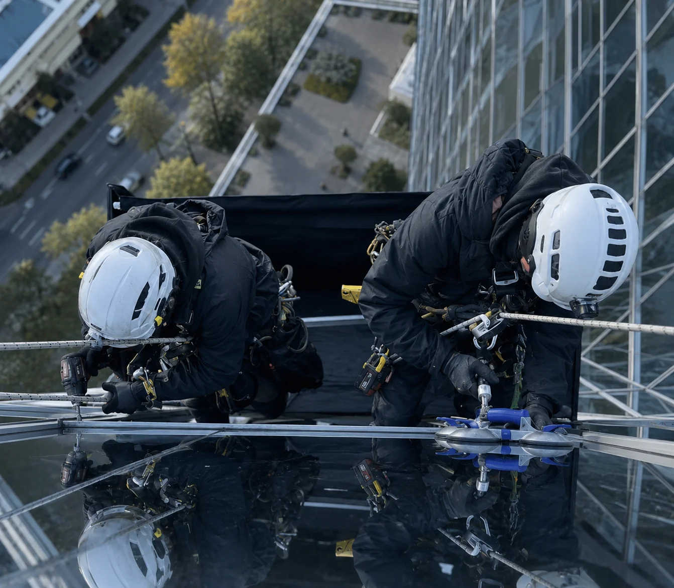 High-Level Rope Access Glazing Solutions